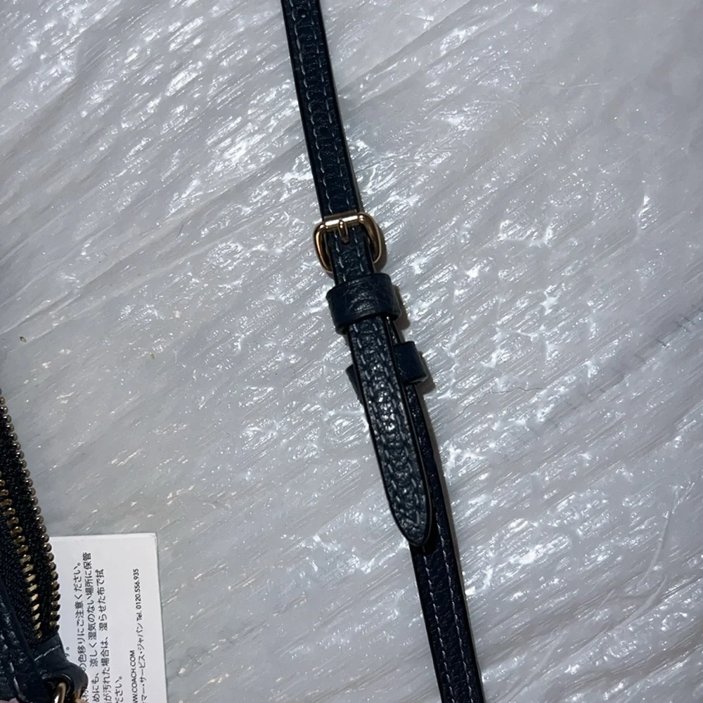 EUC Coach Floral Crossbody Bag - Blue - Picture 10 of 14